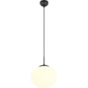Image de Suspension FOMENTO noir et blanc 1xE27x15W verre, dimensions : 150x30x30 cm, IP20, Trio
