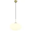 Image de Suspension FOMENTO dorée et blanche, 1xE27x15W, verre, dimensions : 150x40x40 cm, IP20, Trio