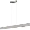 Image de Lustre LED GALWAY argenté 35 W, nuances de blanc, 4200 lm, métal, dimensions : 150 x 150 x 8 cm, IP20, Trio