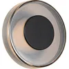 Image de Applique murale LED CELESTE noir-chromé 10 W, blanc chaud, 1 100 lm, verre, dimensions : 4 x 22 x 11,5 cm, IP20, Trio