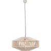 Image de Trio Leuchten - Japandi Japandi Lampe à suspendre I Lampe à suspendre I Câble brun 61cm - Svea I Salon I Chambre à coucher - Rond - LED approprié E27