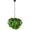Image de Trio Leuchten - Bohemian Boho lampe à suspendre I Lampe à suspendre I Lampe à suspendre verte 4-flamme - Leavy - Plastique Sphérique I Sphérique - LED approprié E14