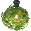 Image de Suspension LEAVY verte et noire, 1xE27x28W, plastique, dimensions : 58x38x38 cm, IP20, RL