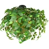 Image de Trio Leuchten - Bohemian Boho plafonnier I plafonnier I lampe I luminaire vert 3 flammes - Leavy - Boule de métal I sphérique - compatible LED E14