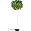 Image de Lampadaire décoratif à feuilles vertes et noires pour salon chambre à coucher 180 cm 3xE14 28W LEAVY RL