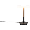 Image de Lampe de table LED moderne CELESTE marron-noir-blanc 10 W, blanc chaud 1050 lm, métal, dim. : 35 x 22 x 22 cm, IP20, Trio