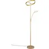 Image de Lampadaire TRIO WILLIS DH 40 x 180 cm doré