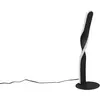 Image de Lampe de table LED, métal, noir, interrupteur à cordon, H 40,5 cm