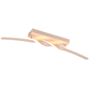 Image de Plafonnier LED, sable, forme ondulée, L 79 cm