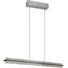 Image de Suspension LED, CCT, nickel mat, tactile, intensité lumineuse variable, H 150 cm