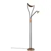 Image de LED, Lampadaire, métal, interrupteur séparé, intensité lumineuse variable, H 180 cm