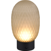 Image de Lampe de table LED, verre, tactile, rechargeable, H 20,5 cm