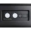 Image de Applique murale LED, noire, capteur, H 30,5 cm