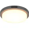 Image de LED, plafonnier, métal, anthracite, capteur, H 5,7 cm