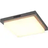 Image de LED, plafonnier, métal, anthracite, capteur, diamètre 30 cm
