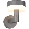 Image de Applique murale d'extérieur à LED, aluminium, anthracite, H 22,5 cm