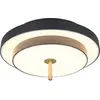 Image de Plafonnier LED, noir et or, Switch Dimmer, D 40 cm