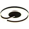 Image de LED, plafonnier, métal, noir, Switch Dimmer, CCT, H 6,5 cm