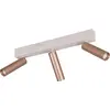 Image de LED, plafonnier, métal, café, SMD, variateur à interrupteur, L 44 cm