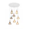 Image de Suspension 8x E14 Verre Ambre Et Chrome Blanc Mat - Trio - Aldea 210373718 210373718 210373718 210373718 210373718 210373718 210373718 210373718 210373718 210373718 210373718 210373718