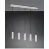 Image de Trio 367700576 Soka GU10 Lampe suspendue 5 fois  5,5cm Grey chaud