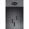 Image de Trio 367730332 Soka GU10 Lampe suspendue 3 fois  28cm Noir Mat