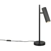 Image de Lampe De Table Moderne Noire Rainurée Orientable Gu10 10w Soka Trio