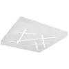 Image de Trio 630810131 Snip LED Plafonnier 24W dimmable Blanc mat CCT couleur de lumière réglable