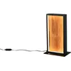 Image de Lampe de table LED, bois, variateur d'intensité tactile, H 30,3 cm