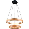 Image de TRIO 355039130 LYNWOOD Suspension D600 mm LED SMD 37 W/4300 lm 3000 K Bois, variateur avec interrupteur