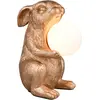 Image de Lampe de table, figurine, doré, interrupteur à cordon, H 28 cm