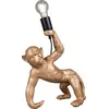 Image de Lampe de table, or, singe, E27, interrupteur à cordon, H 35,5 cm