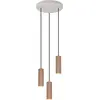 Image de Trio 367730365 Soka GU10 Suspension triple 28cm Café