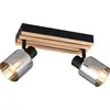 Image de Luminaire Reality Spot de plafond TRAVIA 2 flammes LHT 38,50 x 19 x 9 cm multicolore