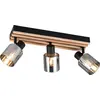 Image de Luminaire Reality, spot de plafond TRAVIA à 3 ampoules, BHT 52,50 x 19 x 9 cm, multicolore