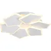 Image de TRIO-Leuchten : Plafonnier LED ZAYA, dimensions 50,50 x 8 cm, blanc. Plafonnier