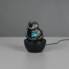 Image de Lampe De Table Art Déco Marron Led Rgb 1w Effet Fontaine Décorative