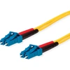 Image de TELEGÄRTNER Câble de renvoi FO 2x E9/125 OS2, 1x LC Duplex - 1x LC Duplex, jaune, 1 m