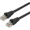 Image de Teleg "rtner Câble patch, cat.6A (profond), S/FTP, 0,25 m, noir