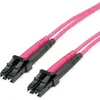 Image de TELEGÄRTNER Câble de renvoi FO 2x G50/125 OM4, 1x LC Duplex - 1x LC Duplex, violet, 1 m