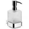 Image de EMCO loft, distributeur de savon, partie en verre satiné, pompe en plastique, chrome, 1 pièce.