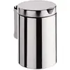 Image de emco system2 corbeille de propreté, avec couvercle, murale, 3 Betteres, inox, 355300100