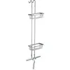 Image de emco system2 plateau de table, 2 paniers profonds, raclette de douche, chrome, 356600106