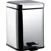 Image de emco system2 corbeille, couvercle et pédale, rectangulaire, 5 Betteres, inox, 355300005