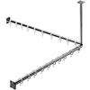 Image de Ensemble De Rideau De Douche System 2 1000 Mm Chromé