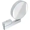 Image de emco LED rasage et Miroir de soins de beauté, miroir miroir des deux côtés, grossissement 3x et 7x, rond, éclairage LED, bras articulé, 109506017