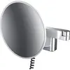 Image de emco LED miroir de rasage et de maqu'illage, modèle mural, double bras articulé, grossissement 3x, rond, cordon spiralé et prise, 109506041