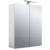 Image de emco mee armoire à glace lumineuse LED, aluminium, 2 portes, modèle apparent, lampe LED, 600mm, 949805050