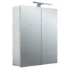 Image de Emco Mee Armoire À Glace Lumineuse Led, Aluminium, 2 Portes,