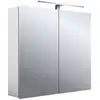 Image de emco mee armoire à glace lumineuse LED, aluminium, 2 portes, modèle apparent, lampe LED, 800mm, 949805051